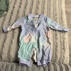 Adidas Multicolor Baby Romper with Zipper